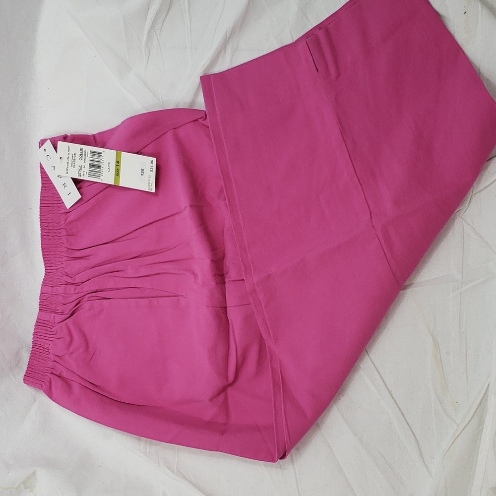 Alfred Dunner Textured Capri Sz 14